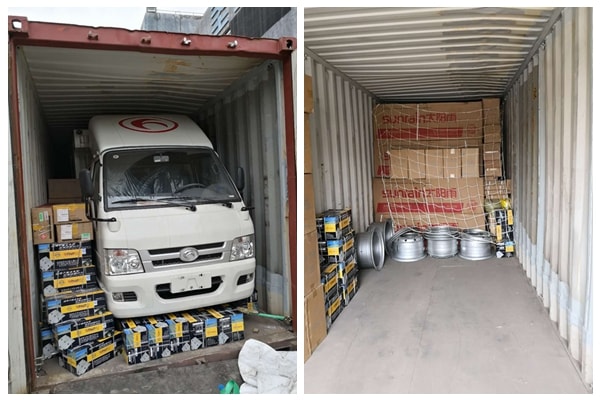 小福田汽車及配件出口流程_非洲海運_旭洲物流